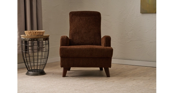 Křeslo REMOLA, hnědá