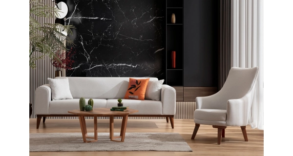 Křeslo REMTOR, krémová