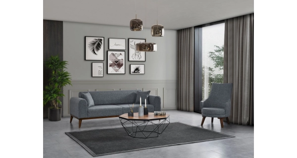 Křeslo REMTOR, světle šedá