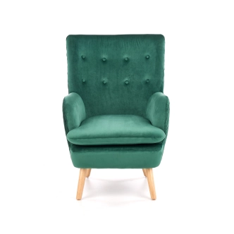 Křeslo SAMALUT, tmavě zelená