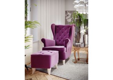Křeslo SIMUL, fialová