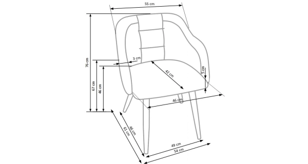 Křeslo SOSTERO, světle šedá/béžová