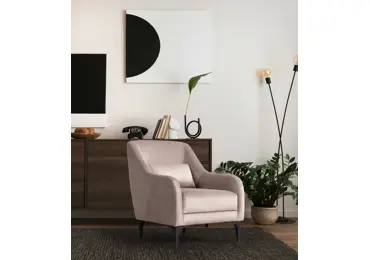 Křeslo TRELEM, béžová