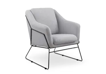 Křeslo TRIMBLE, světle šedá