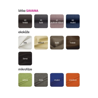 Křeslo TUANGU, šenil šedý/černá ekokůže 