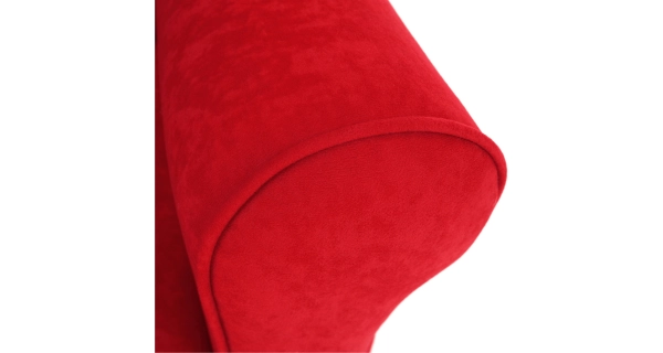 Křeslo ušák BABAR, červená látka