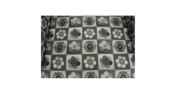 Křeslo ušák BABAR, vzor patchwork N1