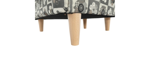 Křeslo ušák BABAR, vzor patchwork N1