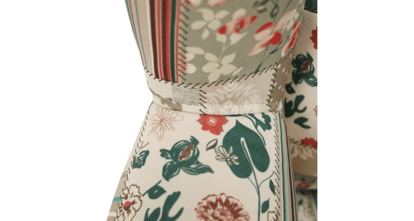 Křeslo ušák BABAR, vzor patchwork Viorica 1