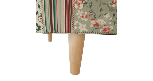 Křeslo ušák BABAR, vzor patchwork Viorica 1