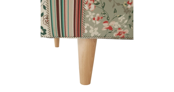 Křeslo ušák BABAR, vzor patchwork Viorica 1