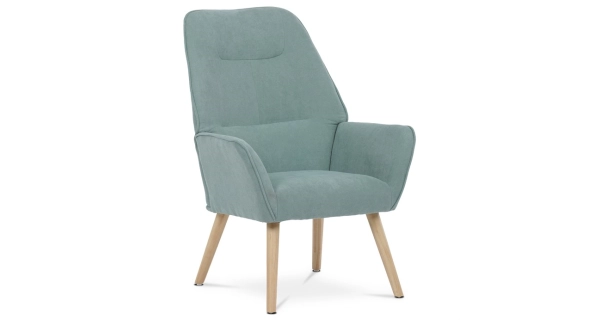 Křeslo ušák MANSUETO, modrá