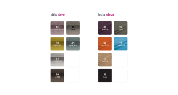 Křeslo ušák WANGI s taburetem, látka vzor hnědá vintage