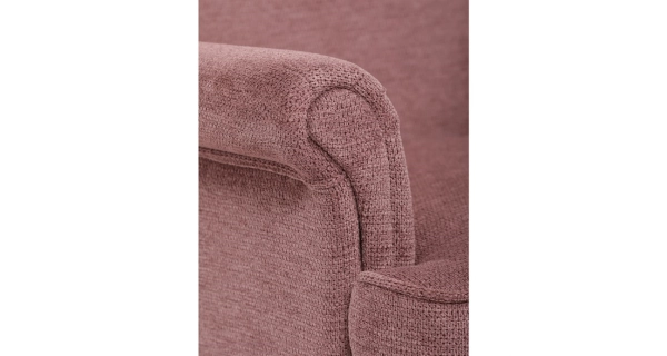 Křeslo ušák WINVON, růžová látka
