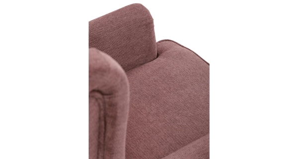 Křeslo ušák WINVON, růžová látka