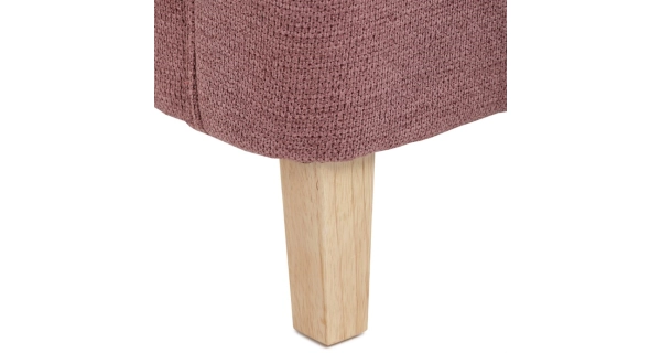 Křeslo ušák WINVON, růžová látka