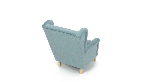 Křeslo ušák WINVON, zelená látka