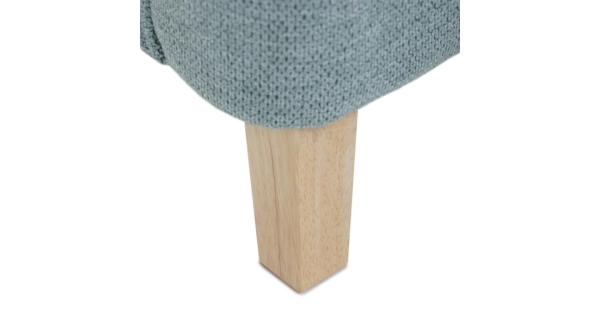 Křeslo ušák WINVON, zelená látka