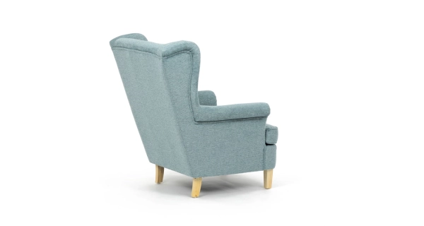 Křeslo ušák WINVON, zelená látka