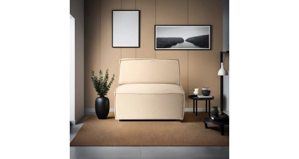 Křeslo VELLOR, krémová