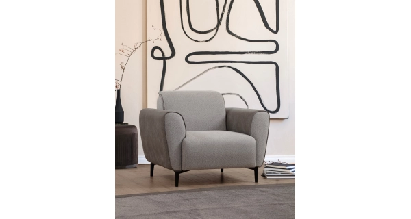 Křeslo VORDRON, šedá