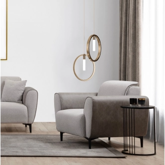 Křeslo VORDRON, šedá