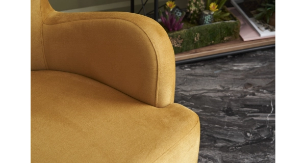 Křeslo WINZEL 1, zlatá