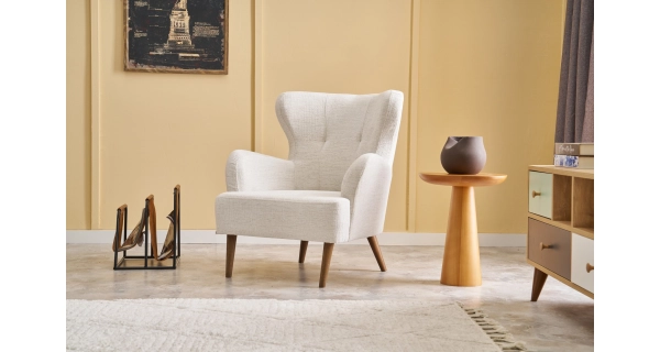 Křeslo WINZEL 2, krémová