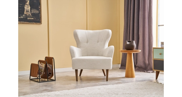 Křeslo WINZEL 2, krémová