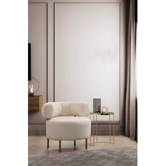 Křeslo YORDRON, bílá