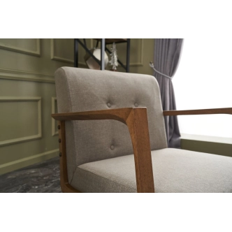 Křeslo YORLEM, krémová 1