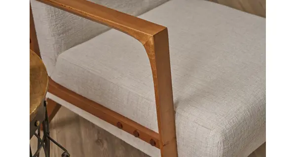 Křeslo YORLEM, krémová 2