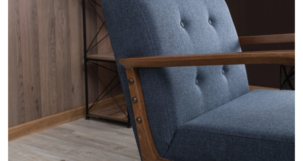 Křeslo YORLEM, modrá