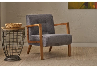 Křeslo YORLEM, šedá