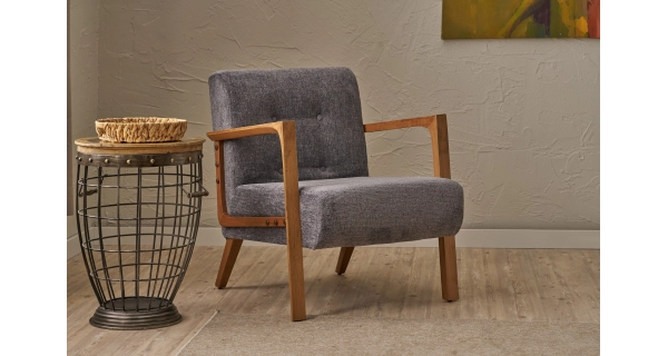 Křeslo YORLEM, šedá