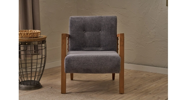 Křeslo YORLEM, šedá