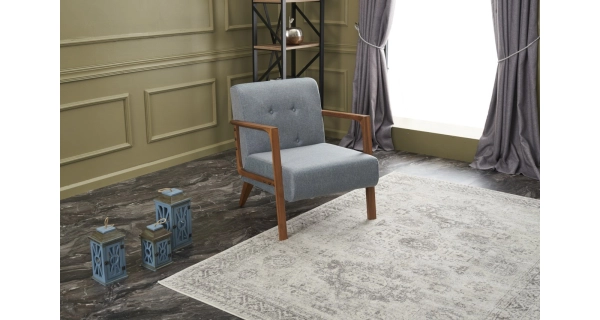 Křeslo YORLEM, světle modrá