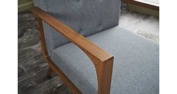 Křeslo YORLEM, světle modrá