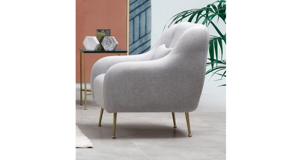 Křeslo ZALFIN, šedá