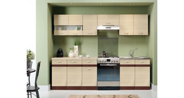 Kuchyně BELISA 200/260 cm, rijeka světlá