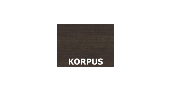 Kuchyně JAMISON 180/240 cm, korpus wenge/dvířka dub sonoma