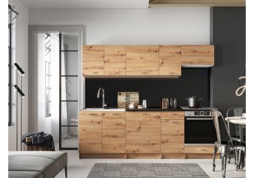 Kuchyně LIRKI 240 cm, dub artisan