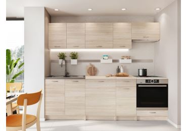 Kuchyně LIRKI 240 cm, dub sonoma