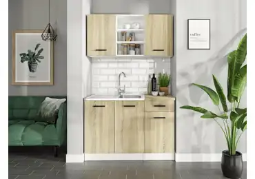 Kuchyně MALEN, 120 dub sonoma/bílá