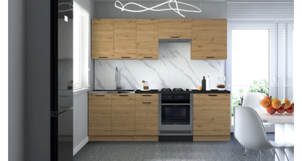 Kuchyně MALLEM 180/240 cm, artisan