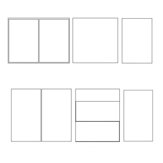 Kuchyně RAMBLER 180 cm, bílý lesk/dub sonoma