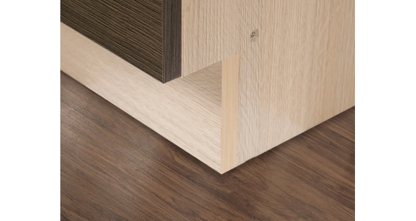 Kuchyně RUTHIN 120/180 cm, bílý lesk/grafit mat