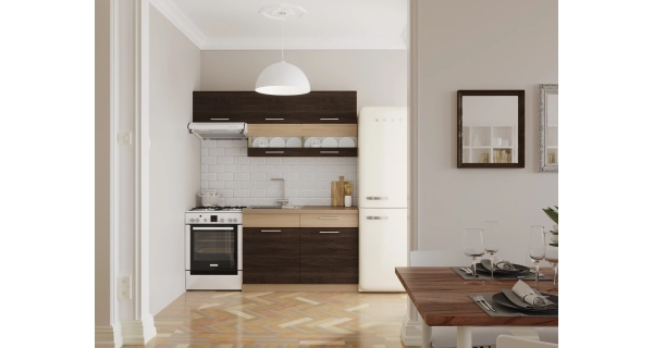 Kuchyně RUTHIN 120/180 cm, rijeka tmavá