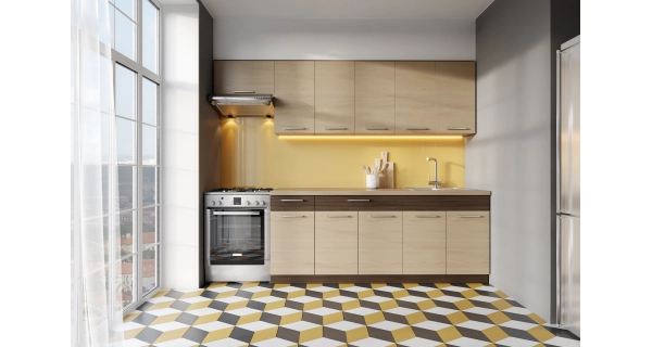 Kuchyně RUTHIN 200/260 cm, rijeka světlá