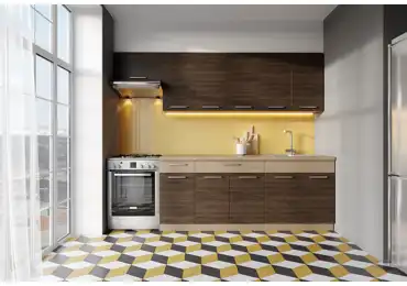 Kuchyně RUTHIN 200/260 cm, rijeka tmavá